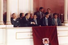 Detalle de la tribuna de invitados al acto de investidura de la II legislatura (1987-1991)