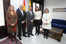 Fotografía Los miembros de la Mesa del Parlamento visitan al presidente del Cabildo de Gran Canaria 