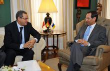 Fotografía El ministro de Estado de Marruecos visitó al presidente del Parlamento 