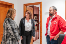 Fotografía Astrid Pérez mantiene un encuentro con la presidenta de Cruz Roja en Lanzarote 