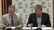 Rueda de prensa del Grupo Parlamentario Mixto sobre las enmiendas al Proyecto de Ley de Presupuestos Generales de la Comunidad Autónoma de Canarias para 2015