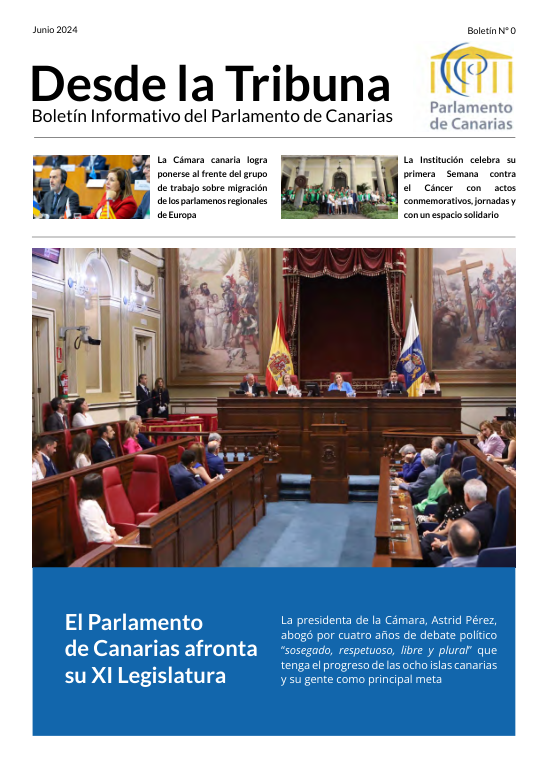 Portada del Boletín número 0. Junio 2024