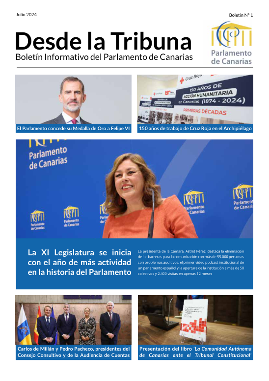 Portada del Boletín número 1. Julio 2024