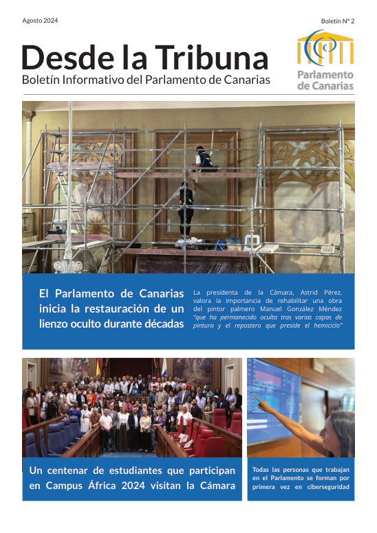Portada del Boletín número 2. Agosto 2024