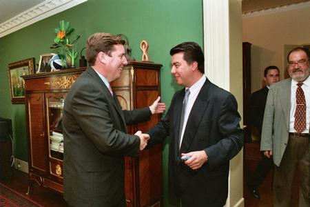 Encuentro entre Gabriel Mato y el presidente de la Federación Canaria de Municipios Encuentro entre Gabriel Mato y el presidente de la Federación Canaria de Municipios