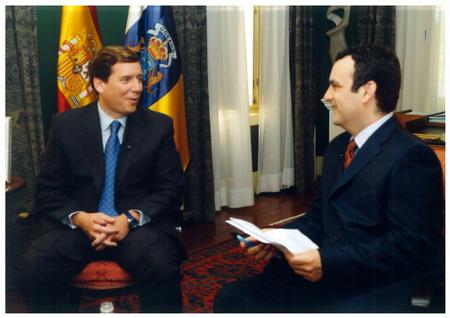 La TV Canaria entrevista a Gabriel Mato para el programa Parlamento