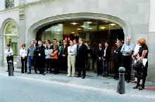 Fotografía Un minuto de silencio en el Parlamento contra la violencia de género 