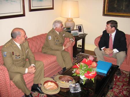 Gabriel Mato y el comandante militar de Santa Cruz de Tenerife Gabriel Mato y el comandante militar de Santa Cruz de Tenerife