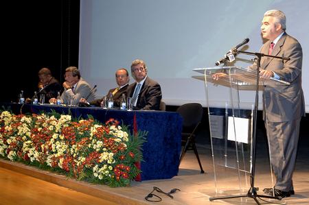 Intervención de Alfredo Belda durante el acto de inauguración de las VII Jornadas Parlamentarias Atlánticas
