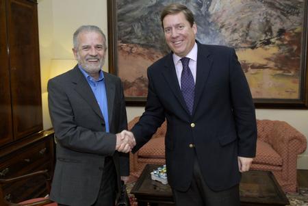 Gabriel Mato recibe al presidente de la Junta Islámica de España, Mansur Escudero