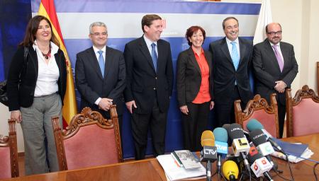 La presidenta del Cabildo de Lanzarote agradeció la presencia de la Mesa en Lanzarote