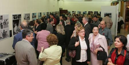 Imagen de la apertura de la exposición en Lanzarote