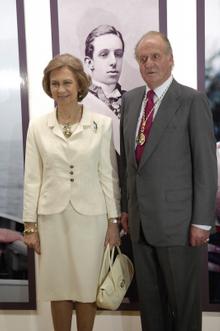 Imagen de la Inauguración oficial de la exposición en noviembre de 2006 a cargo de los Reyes de España