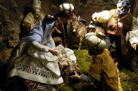 Detalle de las figuras del Belén