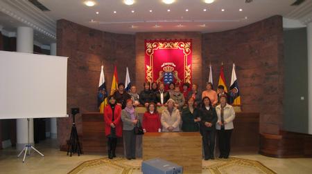 Miembros de la  Asociación de Vecinos 