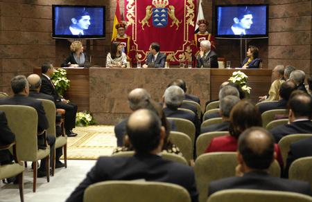 El Salón de Actos durante una celebración.