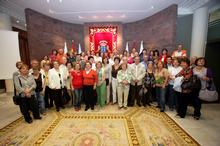 Asociación de Vecinos Gordejuela, Los Realejos, que visitaron el Parlamento de Canarias el 20 de mayo de 2009.