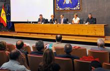 El presidente parlamentario durante su intervención