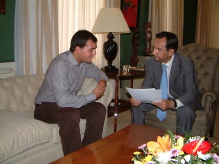 Un momento del encuentro