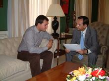 Un momento del encuentro