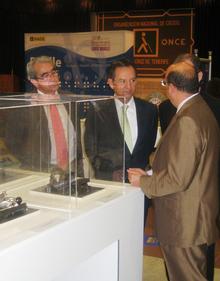 Fotografía Antonio Castro inauguró la exposición organizada por la ONCE, Sistema Braille “La llave del conocimiento” 