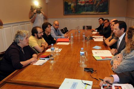 Reunión con los representantes de la Coordinadora LGTB de Canarias