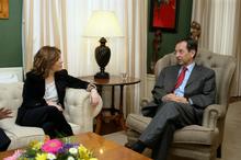 Reunión con la Portavoz del Grupo Parlamentario del Partido Popular en el Congreso de los Diputados