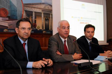 El Parlamento de Canarias presentó su Plan de Modernización Tecnológica