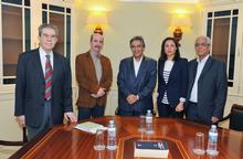 El Delegado del Frente Polisario ante Naciones Unidas, fue recibido hoy por representantes de los Grupos Parlamentarios