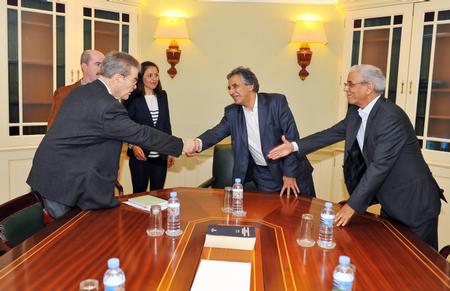 El Delegado del Frente Polisario ante Naciones Unidas, fue recibido hoy por representantes de los Grupos Parlamentarios