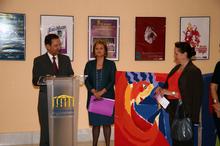 De izq a der -Antonio Castro Cordobez, Isabel de Luis Lorenzo y Amelia Valcarcel