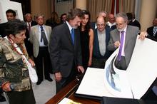 El artista muestra su trabajo