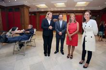 De izqda a der - Mercedes Roldós, Antonio Castro, Ofelia Reyes y Crsitina Tavío