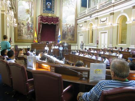 Visita al Salón de Plenos