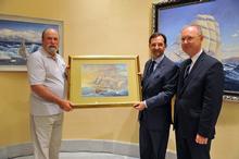 Cuadro del pintor donado a la Cámara