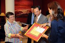 Instántanea de una de las entregas