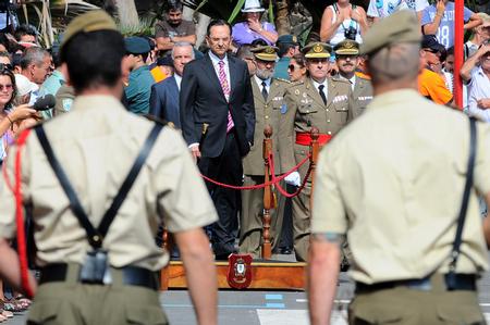 Antonio Castro presidiendo el acto