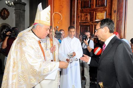 Instantánea del Presidente y el Obispo