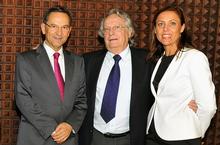 De Izq. a Der.  - Antonio Castro, Alberto Figueroa y Cristina Tavío -