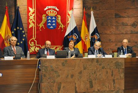 Los ponentes del séptimo debate.