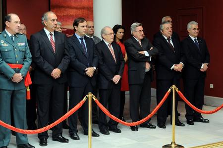 Un momento de la celebración del XXXII aniversario de la  Carta Magna.