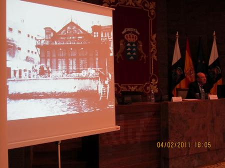 Detalle de una de las diapositivas expuesta por uno de los ponentes