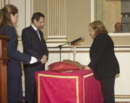 Fidela Velázquez, nueva diputada en sustitución de Juan Carlos Alemán.