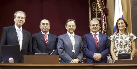 La Mesa del Parlamento de Canarias en la VIII Legislatura.