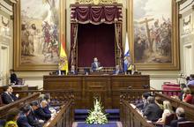 El salón de plenos durante la sesión constitutiva de la VIII Legislatura.