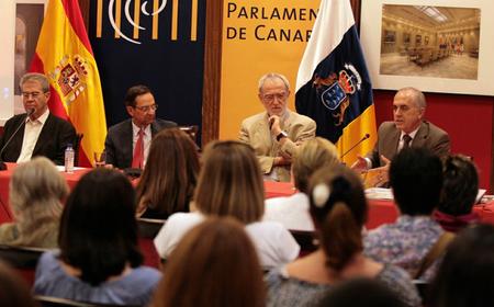 Sala de la Biblioteca durante la conferencia de Jordi Folgado.