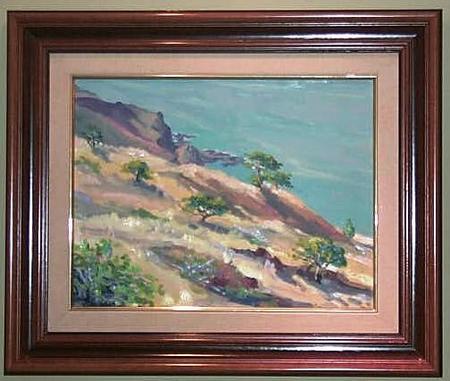 Cuadro de Mazuelas en el Parlamento de Canarias.