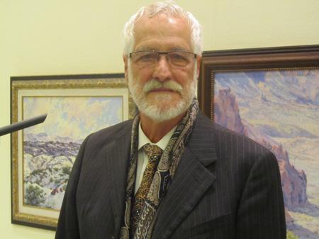 El pintor Juan Mazuelas.