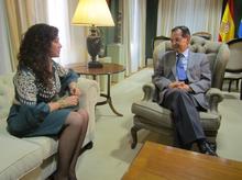 Fotografía Antonio Castro recibió a la presidenta de la ZEC, Beatriz Barrera 