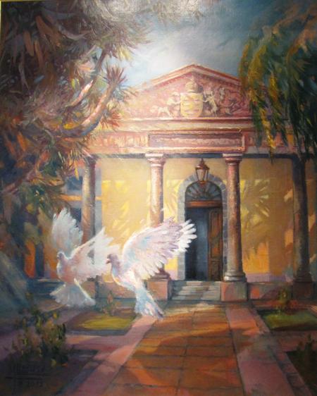 Fachada del Parlamento de Canarias.